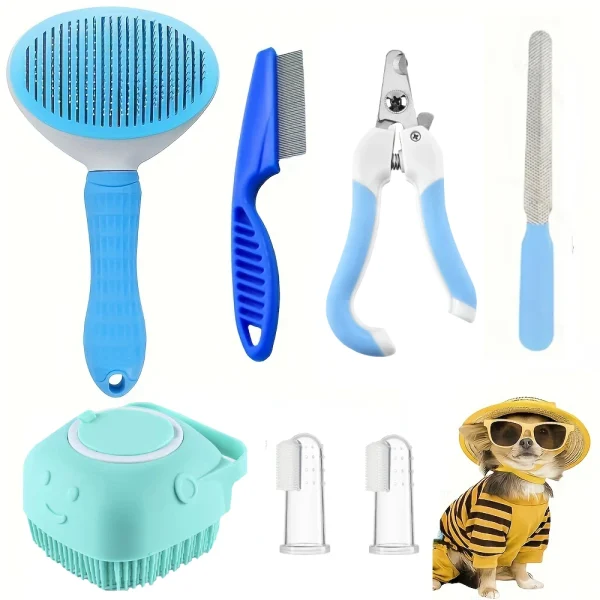 7-Piece Pet Grooming Kit